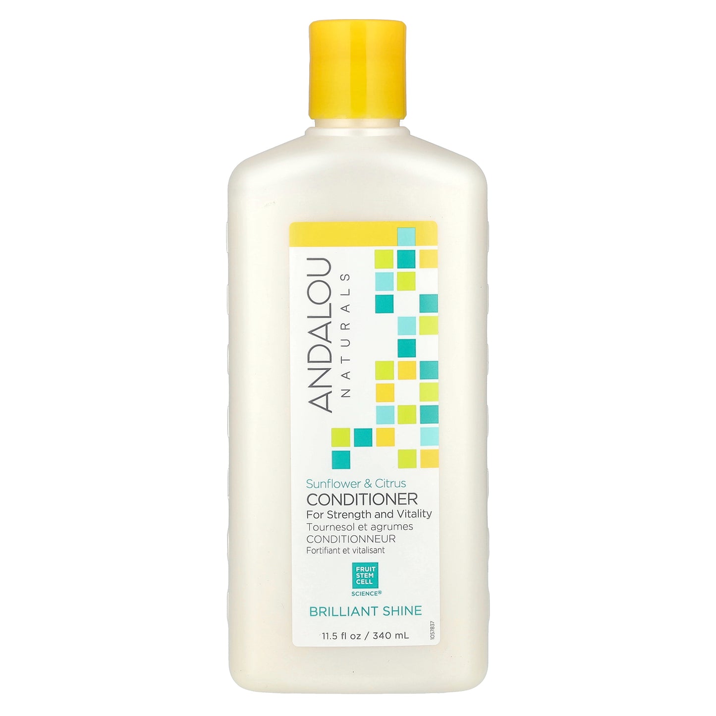 Andalou Naturals, Conditioner, Brilliant Shine, Sunflower & Citrus, For Strength and Vitality, 11.5 fl oz (340 ml)