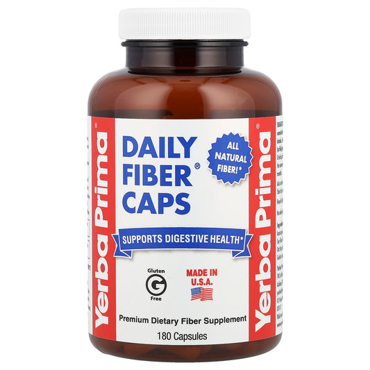 Yerba Prima, Daily Fiber Caps®, 180 Capsules