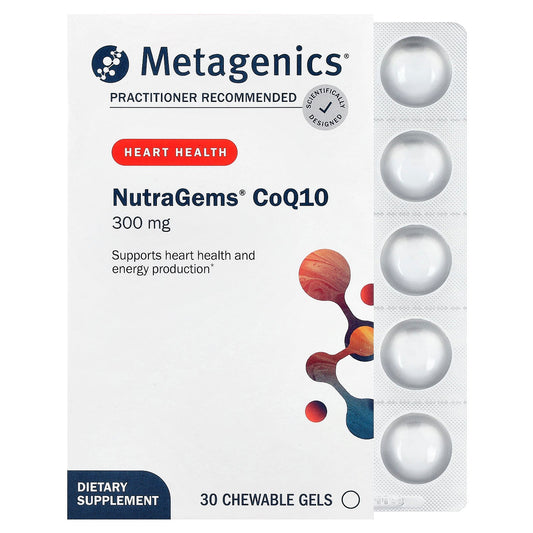Metagenics, NutraGems® CoQ10, 300 mg, 30 Chewable Gels