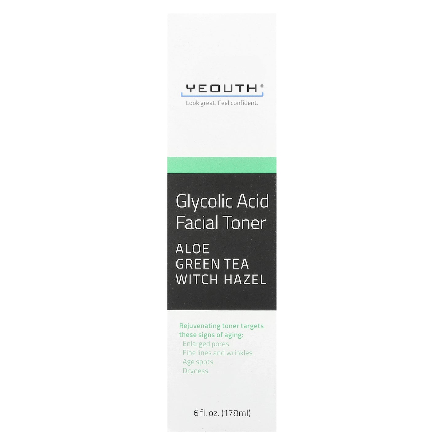 YEOUTH, Glycolic Acid Facial Toner, 6 fl oz (178 ml)