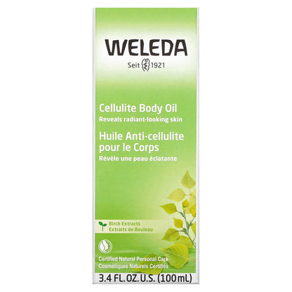 Weleda, Cellulite Body Oil, Birch Extracts, 3.4 fl oz (100 ml)