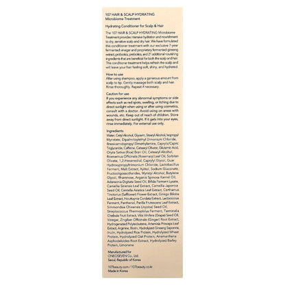 107 Beauty, Hair & Scalp Hydrating Microbiome Treatment, 6.08 fl oz (180 ml)