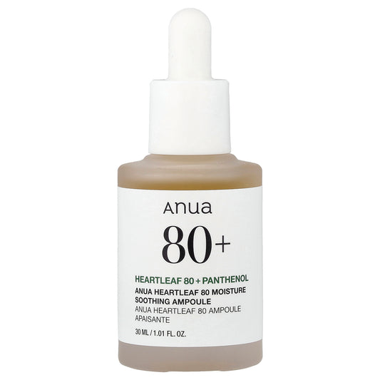 Anua, Heartleaf 80 Moisture Soothing Ampoule, 1.01 fl oz (30 ml)