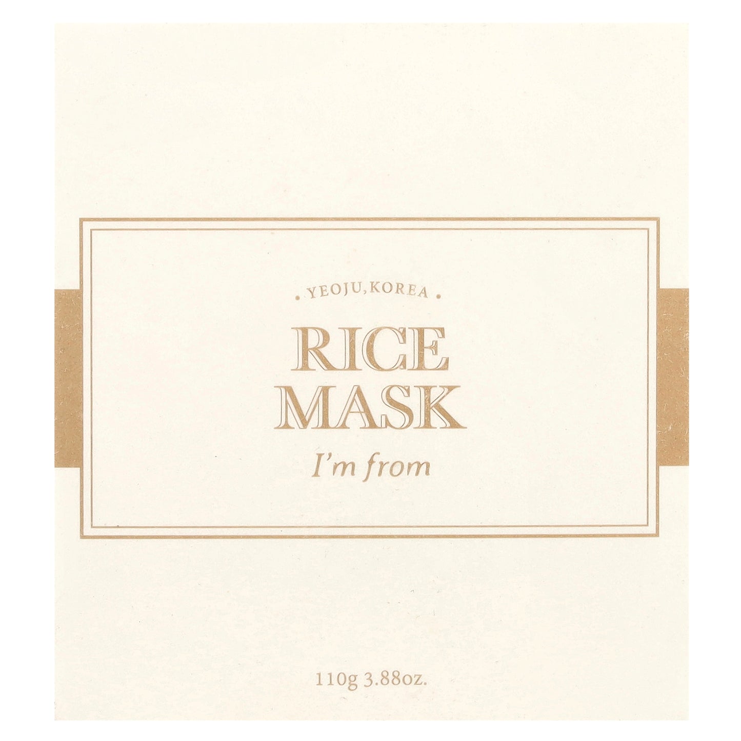 I'm From, Rice Beauty Mask, 3.88 oz (110 g)