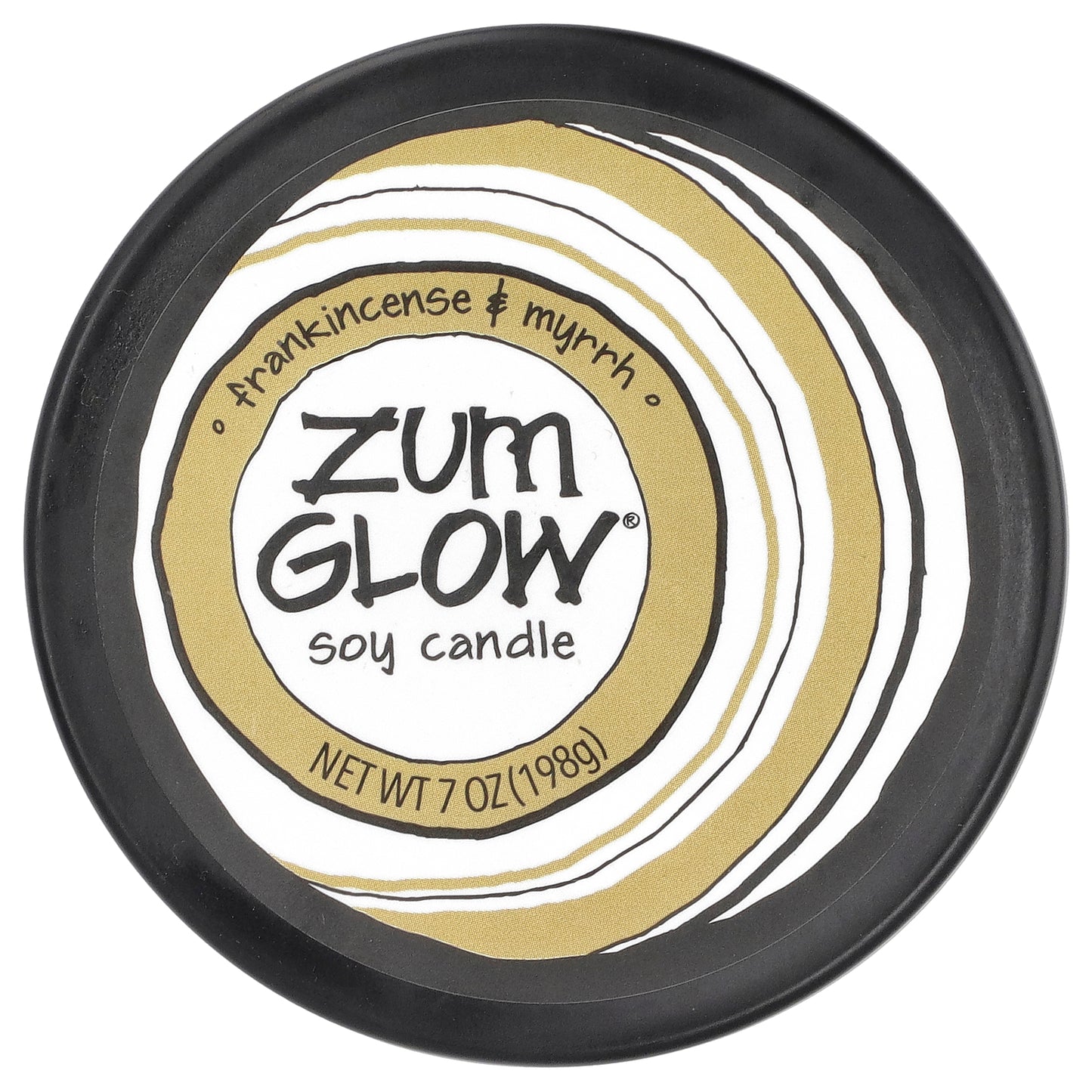 ZUM, Glow®, Soy Candle, Frankincense & Myrrh, 7 oz (198 g)