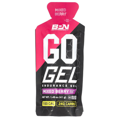 BPN, Go Gel, Endurance Gel, Mixed Berry, 10 Packets, 1.45 oz (41 g) Each