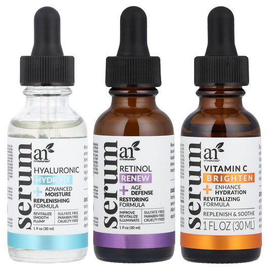 artnaturals, Serum Trio, 3 Piece Set, 1 fl oz (29.5 ml) Each