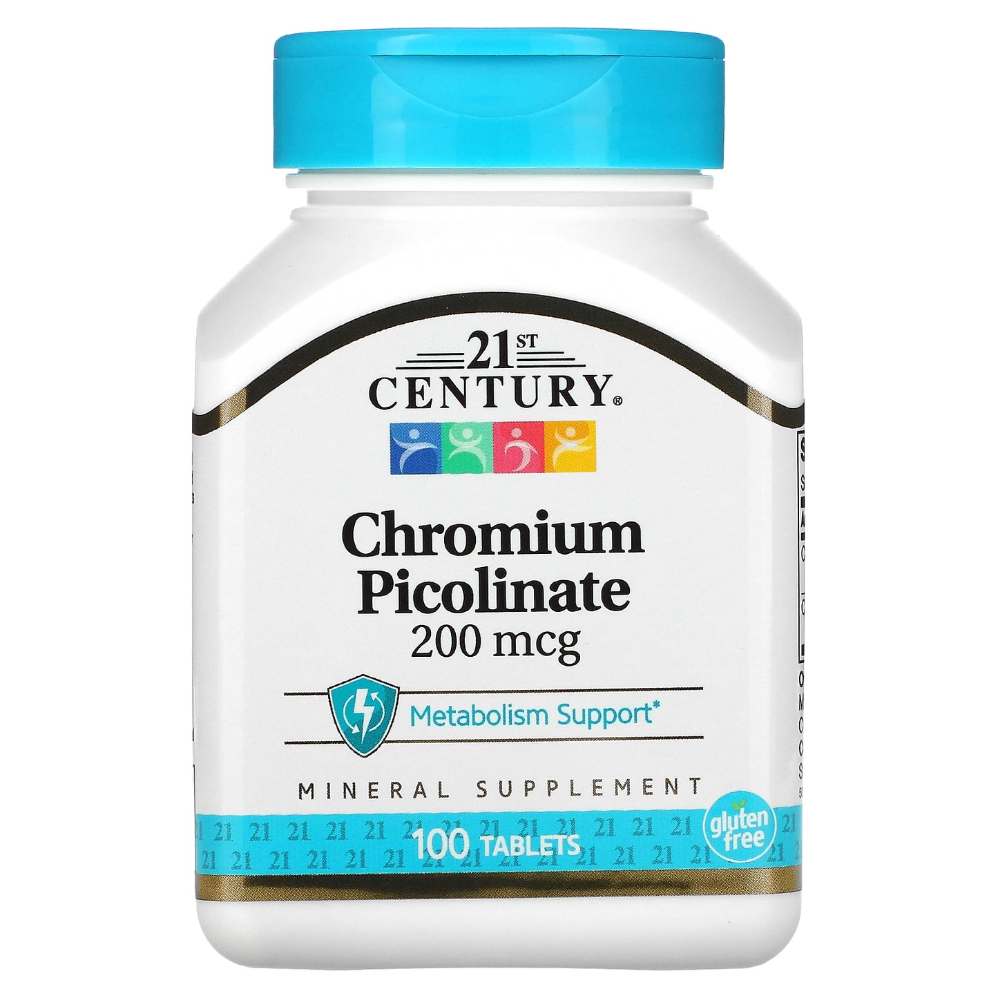 21st Century, Chromium Picolinate, 200 mcg, 100 Tablets