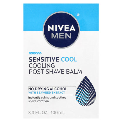 Nivea, Men, Sensitive Cooling Post Shave Balm, 3.3 fl oz (100 ml)