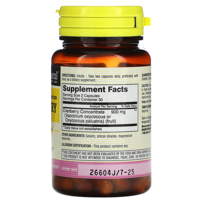Mason Natural, Highly Concentrated Cranberry, 60 Capsules (450 mg per Capsule)