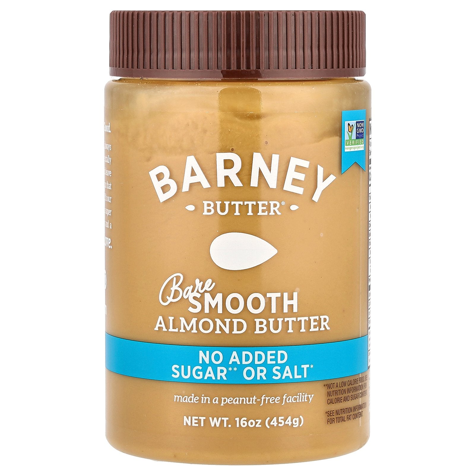 Barney Butter, Bare Almond Butter, Smooth, 16 oz (454 g)