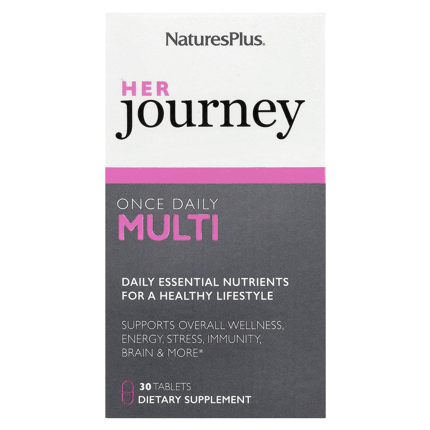 NaturesPlus, Her Journey, Once Daily Multi, 30 Tablets
