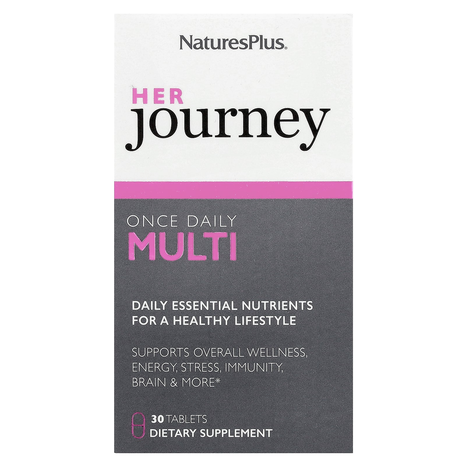 NaturesPlus, Her Journey, Once Daily Multi, 30 Tablets