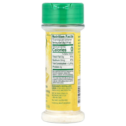 True Citrus, True Lemon®, Crystallized Lemon, 2.12 oz (60 g)