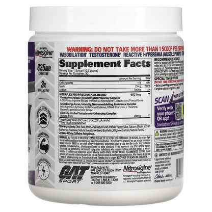 GAT, Sport, NITRAFLEX, Grape, 10.9 oz (309 g)