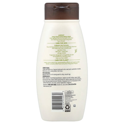 Aveeno, Daily Moisturizing Body Wash, For Normal to Dry, Sensitive Skin, Lightly Scented, 18 fl oz (532 ml)