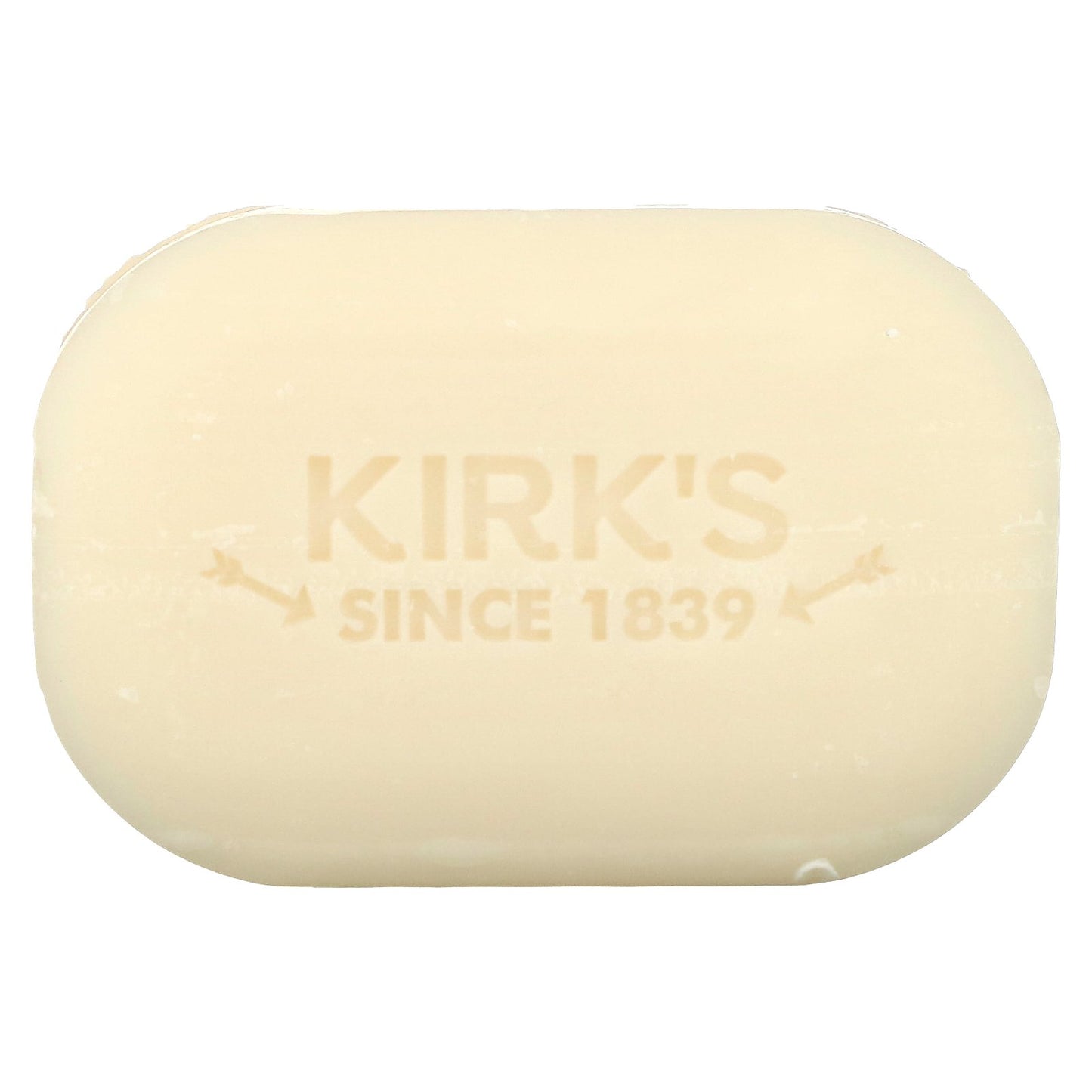 Kirk's, 100% Premium Coconut Oil Gentle Castile Bar Soap, Fragrance Free, 4 oz (113 g)