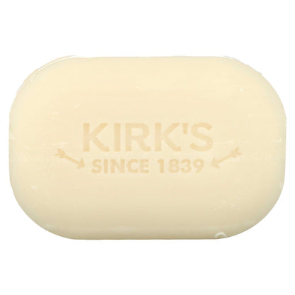 Kirk's, 100% Premium Coconut Oil Gentle Castile Bar Soap, Fragrance Free, 4 oz (113 g)