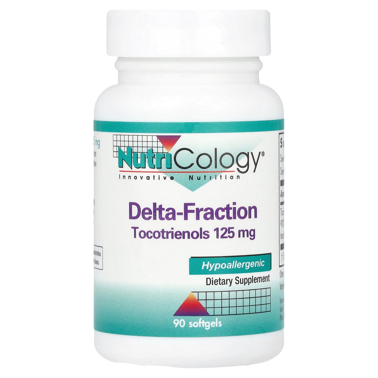 Nutricology, Delta-Fraction Tocotrienols, 125 mg, 90 Softgels