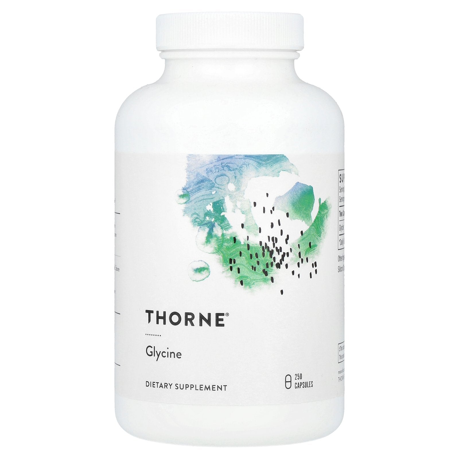 Thorne, Glycine, 250 Capsules (500 mg per Capsule)