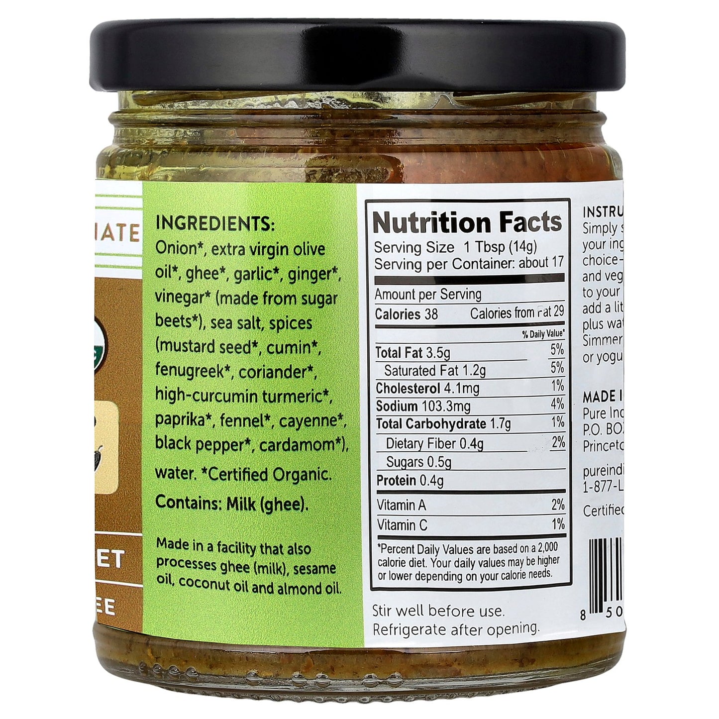 Pure Indian Foods, Madras Keto in a Hurry™, Medium, 8.5 oz (241 g)