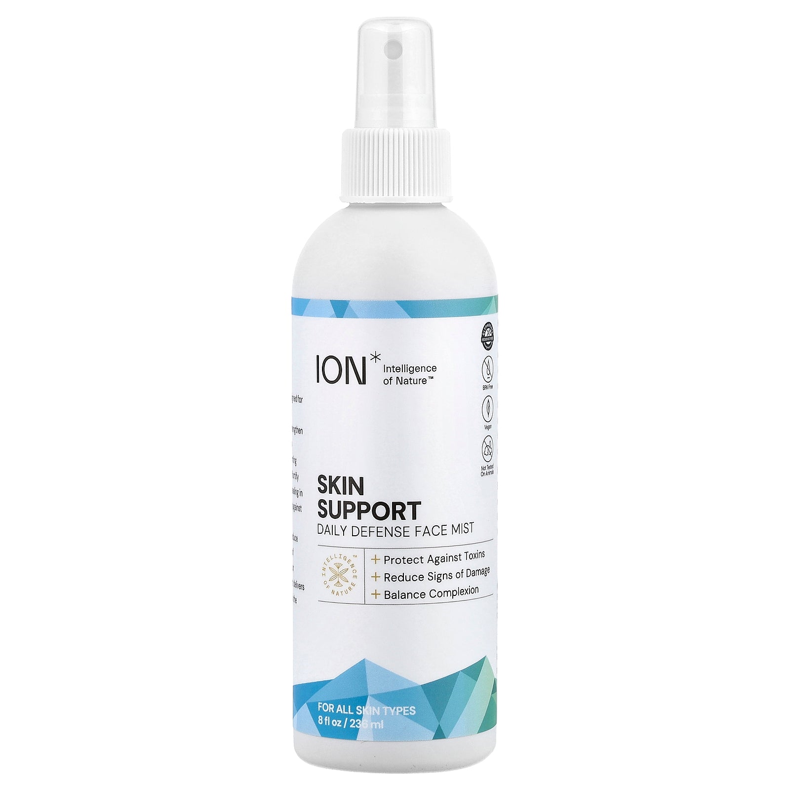 ION Intelligence of Nature, Skin Support, Daily Defense Face Mist, For All Skin Types, 8 fl oz (236 ml)