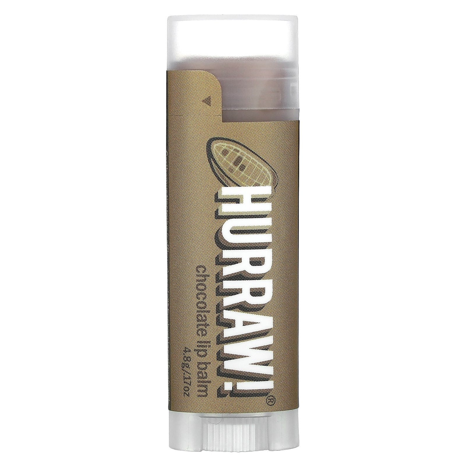 Hurraw! Balm, Lip Balm, Chocolate, 0.17 oz (4.8 g)