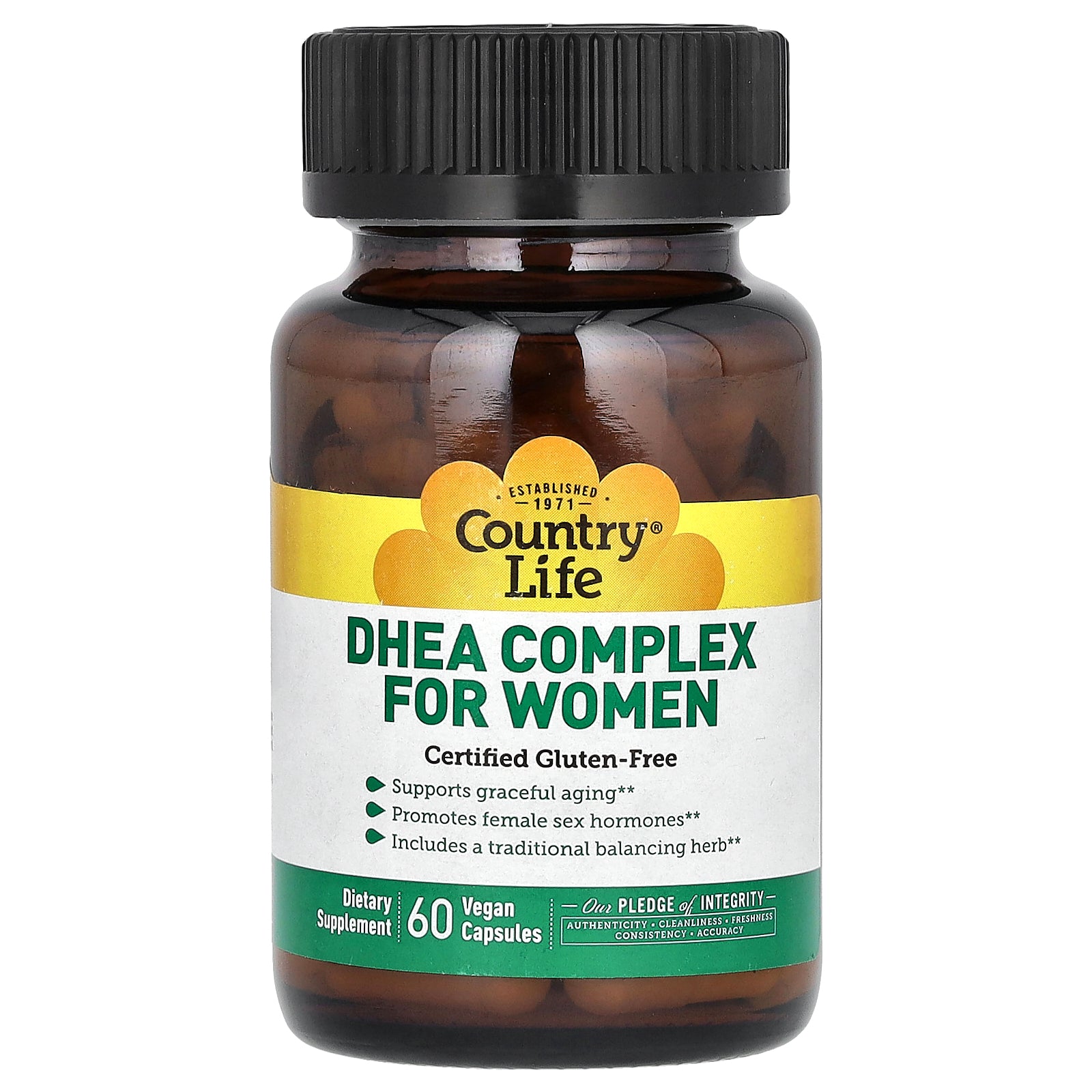 Country Life, DHEA Complex for Women, 60 Vegan Capsules