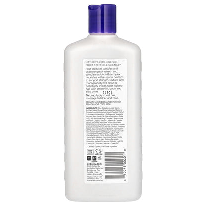 Andalou Naturals, Shampoo, Full Volume, Lavender & Biotin, 11.5 fl oz (340 ml)