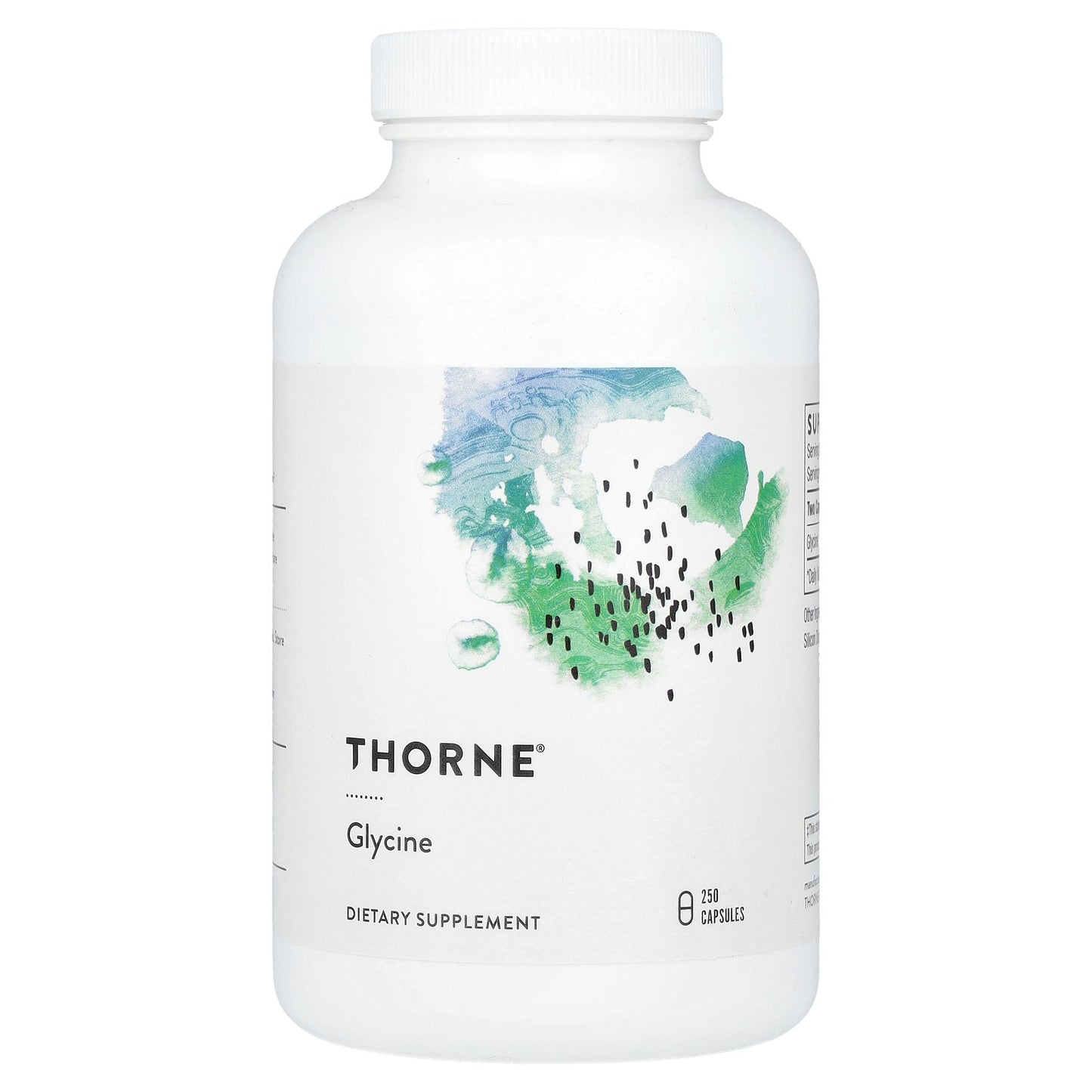 Thorne, Glycine, 1 g, 250 Capsules