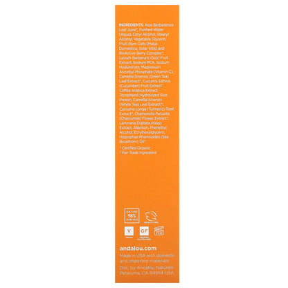 Andalou Naturals, Luminous Eye Serum, Brightening, 0.6 fl oz (18 ml)