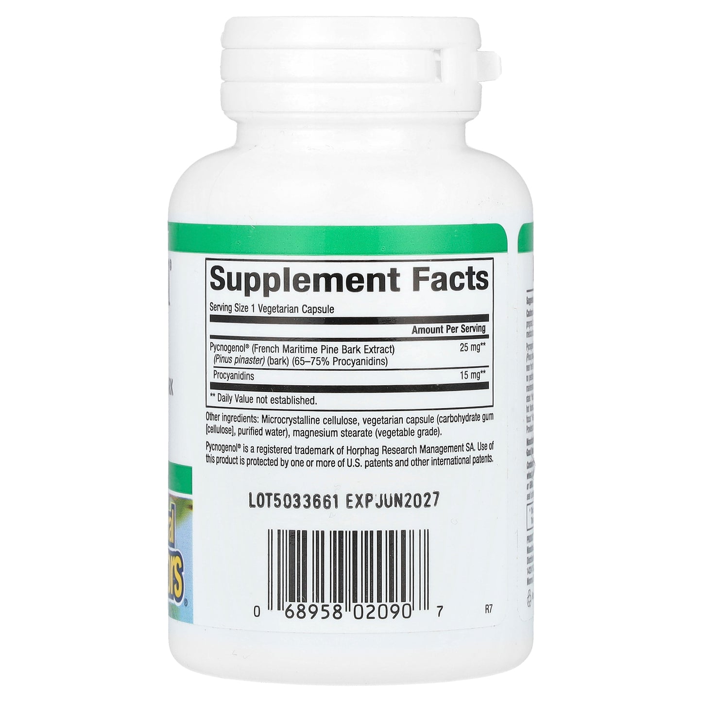 Natural Factors, Pycnogenol, 25 mg, 60 Vegetarian Capsules