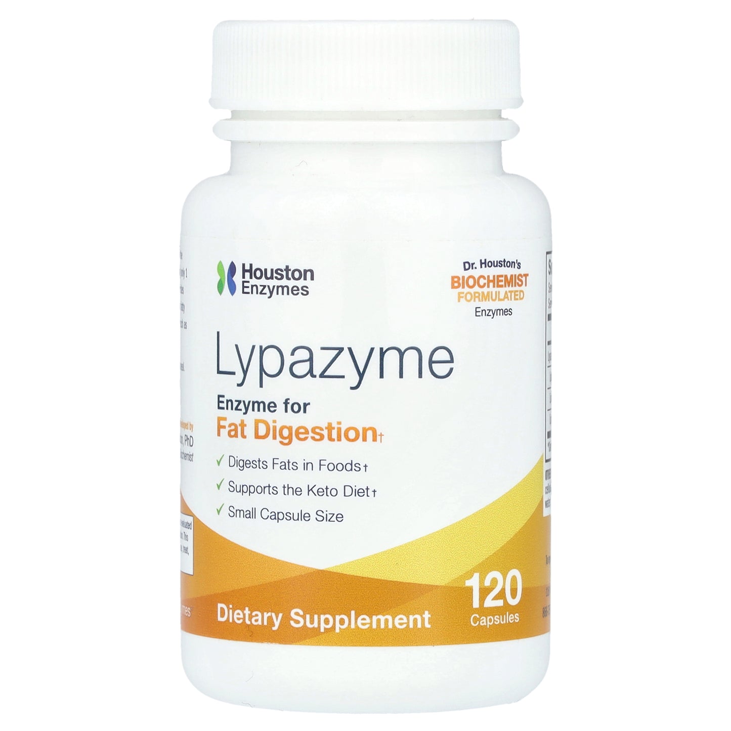 Houston Enzymes, Lypazyme, 120 Capsules