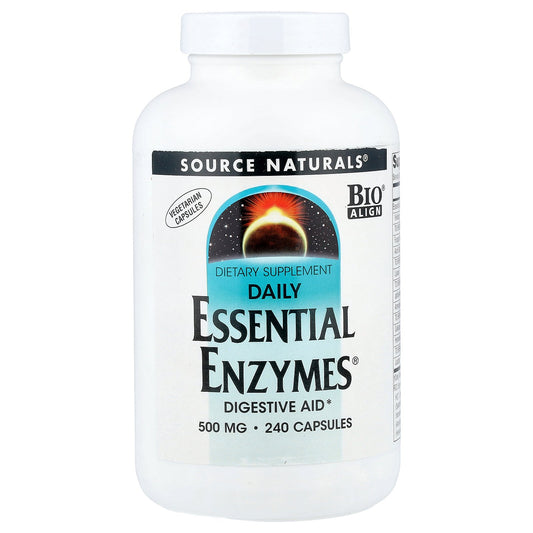 Source Naturals, Daily Essential Enzymes®, 240 Vegetarian Capsules