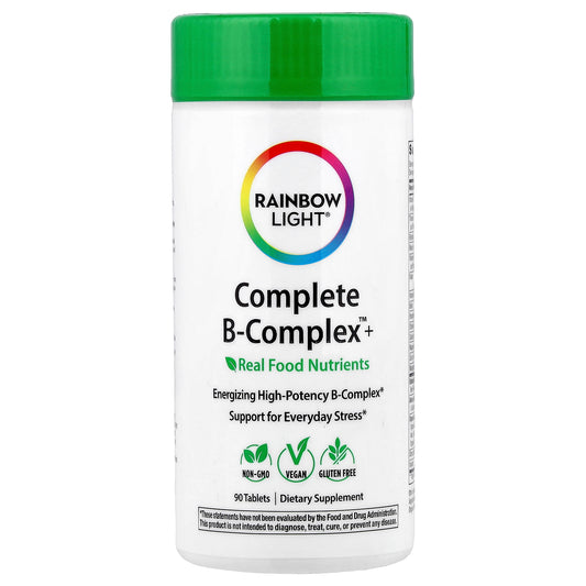 Rainbow Light, Complete B-Complex+™, 90 Tablets