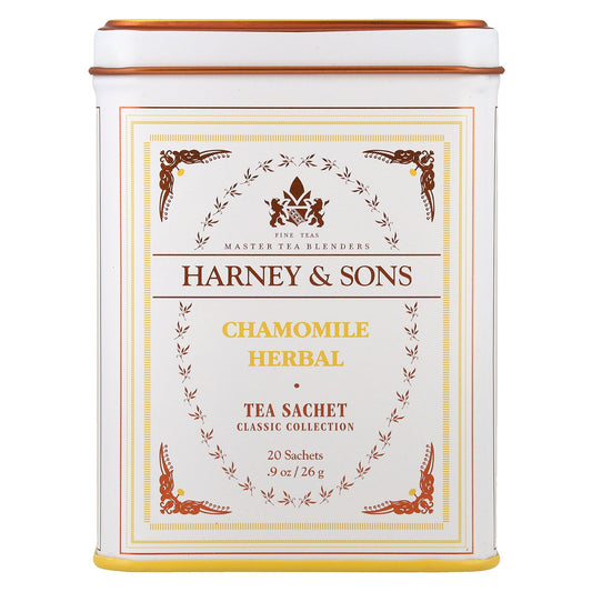 Harney & Sons, Classic Collection, Chamomile Herbal, 20 Sachets, 0.9 oz (26 g)