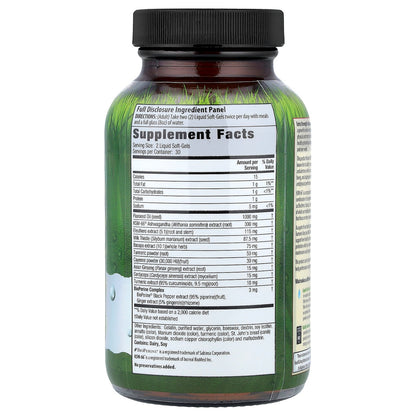 Irwin Naturals, Ashwagandha, 60 Liquid Soft-Gels