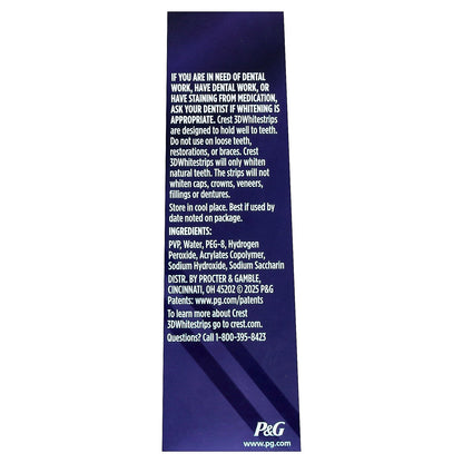 Crest, 3D Whitestrips, Dental Whitening Kit, 40 Strips