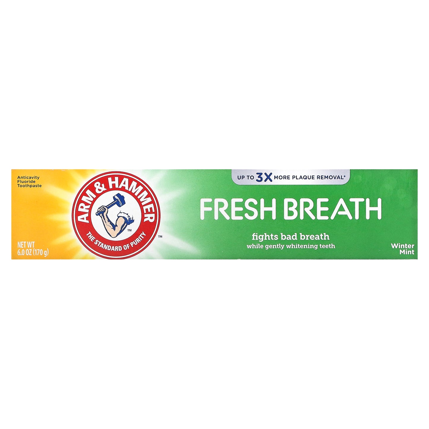 Arm & Hammer, Fresh Breath, Winter Mint, 6 oz (170 g)