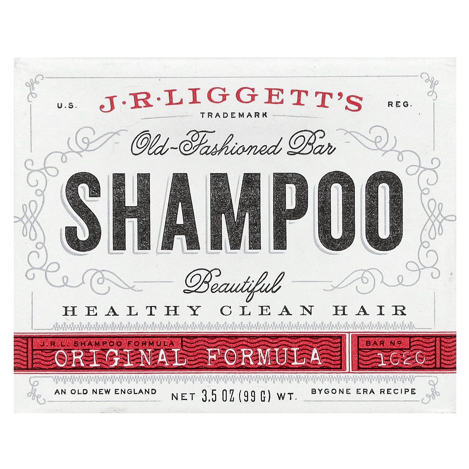 J.R. Liggett's, Old Fashioned Shampoo Bar, Original Formula, 3.5 oz (99 g)