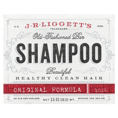 J.R. Liggett's, Old Fashioned Shampoo Bar, Original Formula, 3.5 oz (99 g)
