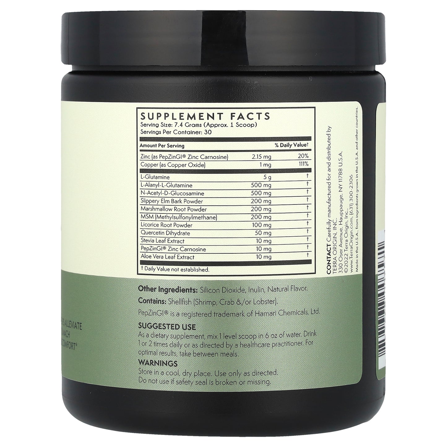 Terra Origin, Healthy Gut™, Mint, 7.83 oz (222 g)