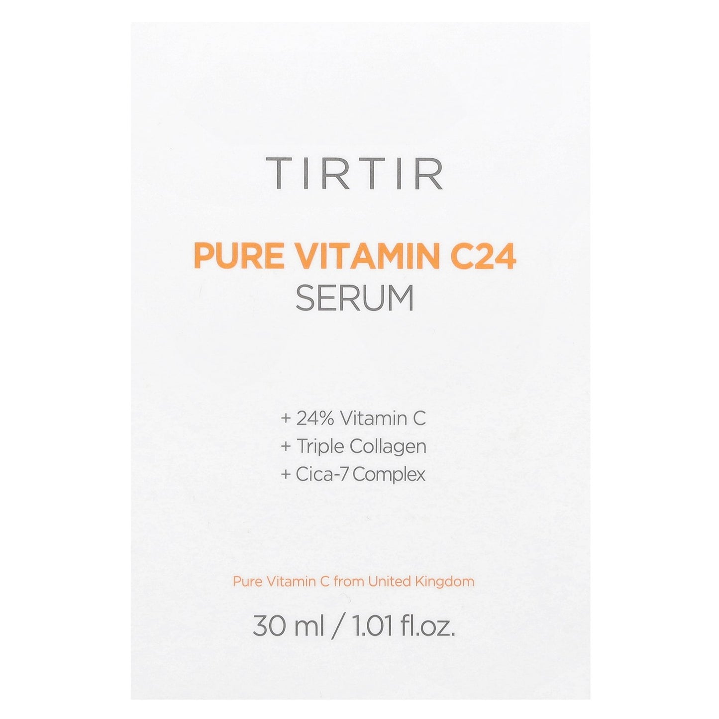 TIRTIR, Pure Vitamin C24 Serum, 1.01 fl oz (30 ml)