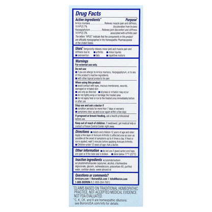 Boiron, Arnicare®, Arthritis Cream, Arthritis Pain Relief, 2.5 oz (70 g)