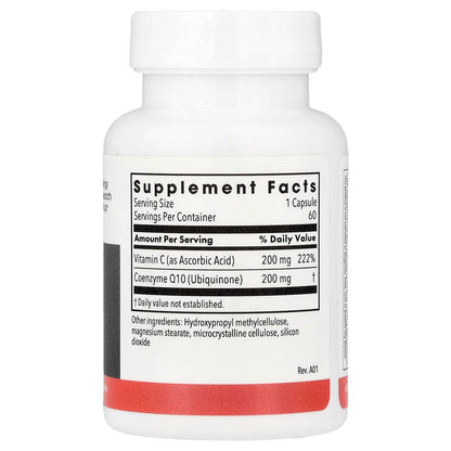 Metabolic Maintenance, CoQ10, 200 mg, 60 Vegetarian Capsules