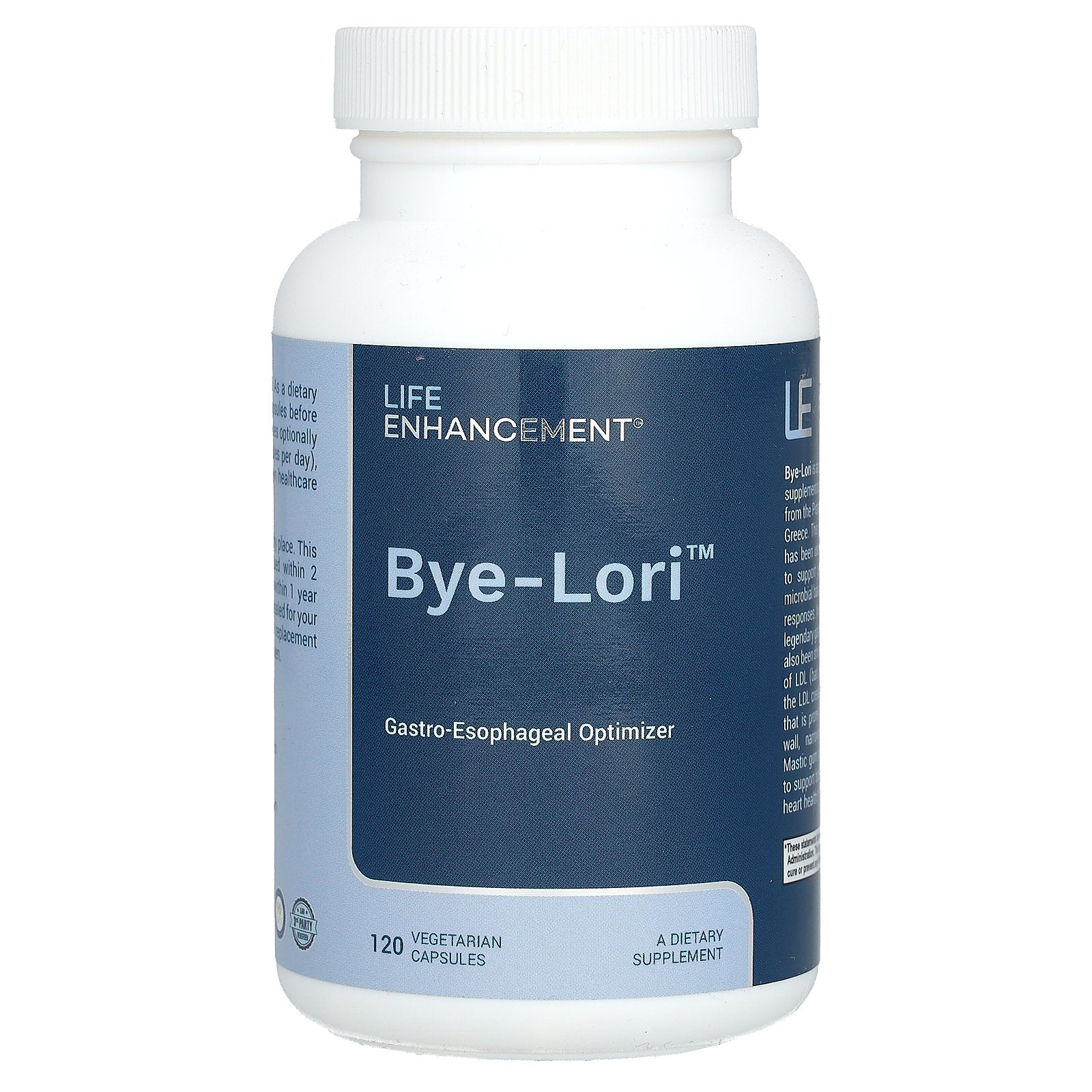 Life Enhancement, Bye-Lori, 120 Vegetarian Capsules