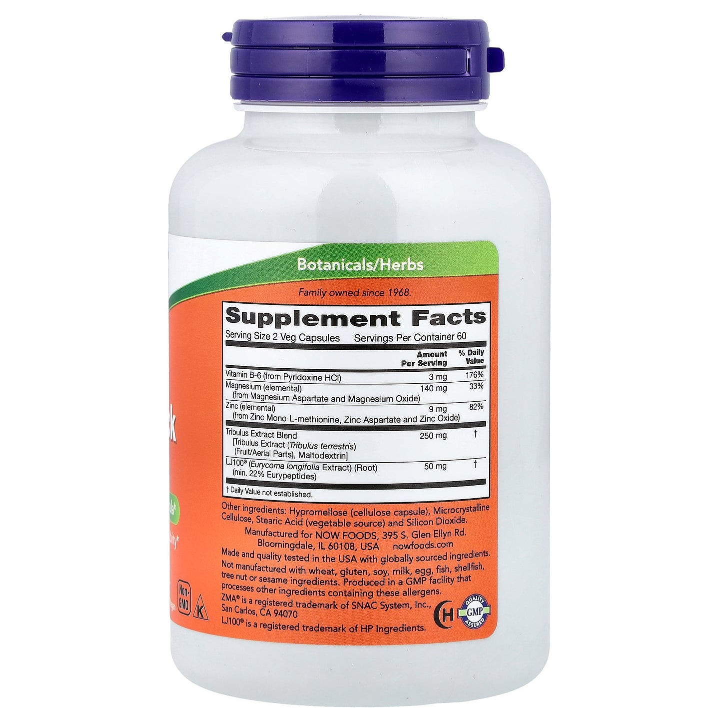 NOW Foods, TestoJack 100™, 120 Veg Capsules