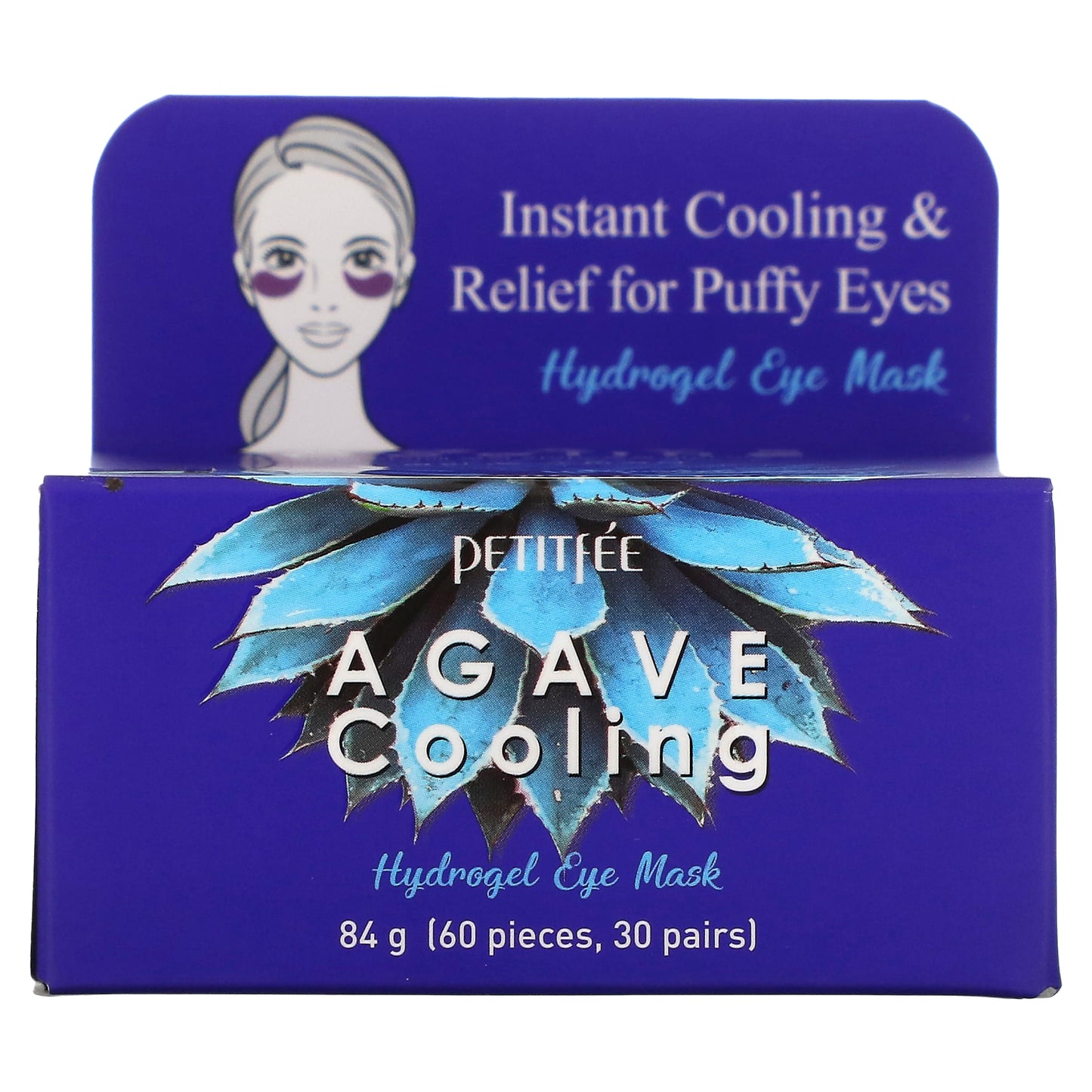 Petitfee, Agave Cooling Hydrogel Eye Mask, 60 Patches, 84 g