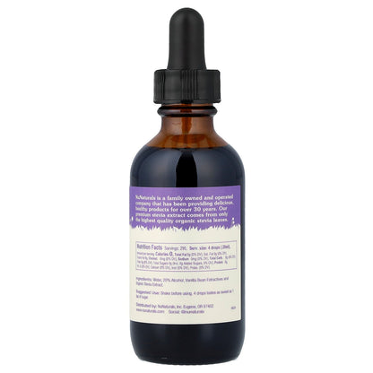 NuNaturals, Vanilla Stevia, 2 fl oz (59 ml)