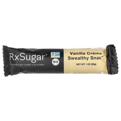 RxSugar, Swealthy Snax, Snack Bars, Vanilla Creme, 8 Packs, 1 oz (28 g) Each